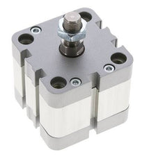 ISO 21287 Compacte Dubbelwerkende Cilinder 50-15mm - Magnetisch - Mannelijke Stang