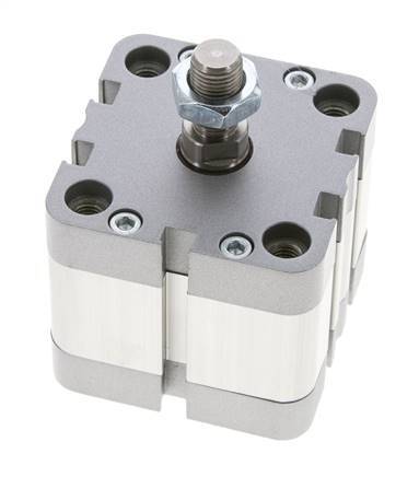 ISO 21287 Compacte Dubbelwerkende Cilinder 50-15mm - Magnetisch - Mannelijke Stang