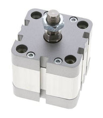 ISO 21287 Compacte Dubbelwerkende Cilinder 50-15mm - Magnetisch - Mannelijke Stang