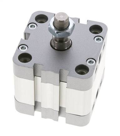 ISO 21287 Compacte Dubbelwerkende Cilinder 50-15mm - Magnetisch - Mannelijke Stang