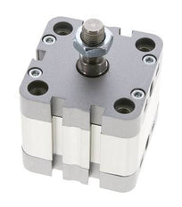 ISO 21287 Compacte Dubbelwerkende Cilinder 50-15mm - Magnetisch - Mannelijke Stang