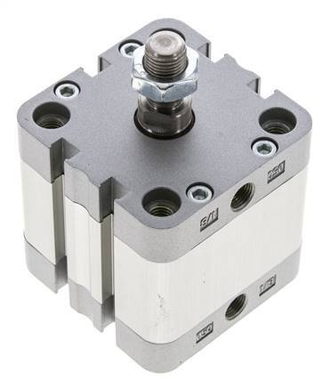 ISO 21287 Compacte Dubbelwerkende Cilinder 50-20mm - Magnetisch - Mannelijke Stang