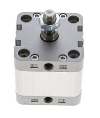 ISO 21287 Compacte Dubbelwerkende Cilinder 50-20mm - Magnetisch - Mannelijke Stang