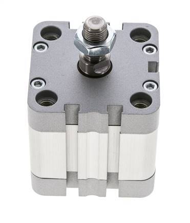ISO 21287 Compacte Dubbelwerkende Cilinder 50-20mm - Magnetisch - Mannelijke Stang
