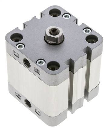 ISO 21287 Compacte Dubbelwerkende Cilinder 50-25mm - Magnetisch