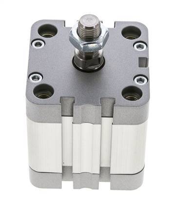 ISO 21287 Compacte Dubbelwerkende Cilinder 50-25mm - Magnetisch - Mannelijke Stang