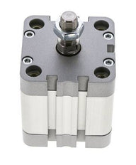ISO 21287 Compacte Dubbelwerkende Cilinder 50-25mm - Magnetisch - Mannelijke Stang
