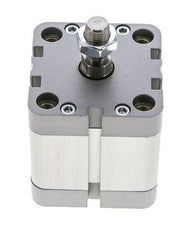 ISO 21287 Compacte Dubbelwerkende Cilinder 50-25mm - Magnetisch - Mannelijke Stang