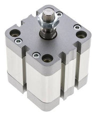 ISO 21287 Compacte Dubbelwerkende Cilinder 50-25mm - Magnetisch - Mannelijke Stang
