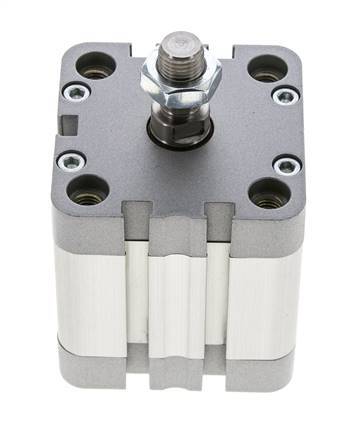 ISO 21287 Compacte Dubbelwerkende Cilinder 50-25mm - Magnetisch - Mannelijke Stang