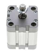 ISO 21287 Compacte Dubbelwerkende Cilinder 50-25mm - Magnetisch - Mannelijke Stang