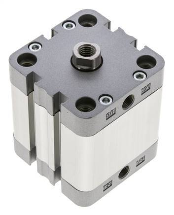 ISO 21287 Compacte Dubbelwerkende Cilinder 50-30mm - Magnetisch