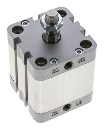ISO 21287 Compacte Dubbelwerkende Cilinder 50-30mm - Magnetisch - Mannelijke Stang