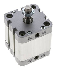 ISO 21287 Compacte Dubbelwerkende Cilinder 50-30mm - Magnetisch - Mannelijke Stang