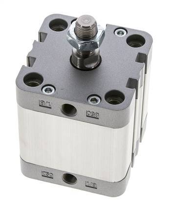 ISO 21287 Compacte Dubbelwerkende Cilinder 50-30mm - Magnetisch - Mannelijke Stang