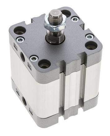 ISO 21287 Compacte Dubbelwerkende Cilinder 50-30mm - Magnetisch - Mannelijke Stang