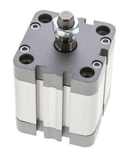ISO 21287 Compacte Dubbelwerkende Cilinder 50-30mm - Magnetisch - Mannelijke Stang