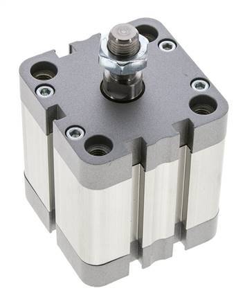 ISO 21287 Compacte Dubbelwerkende Cilinder 50-30mm - Magnetisch - Mannelijke Stang