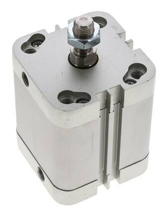 ISO 21287 Compacte Dubbelwerkende Cilinder 50-40mm - Magnetisch - Mannelijke Stang