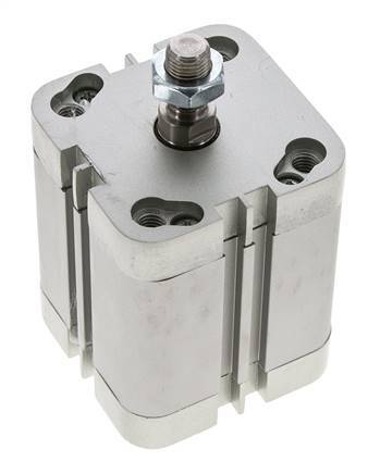 ISO 21287 Compacte Dubbelwerkende Cilinder 50-40mm - Magnetisch - Mannelijke Stang