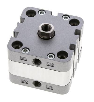 ISO 21287 Compacte Dubbelwerkende Cilinder 50-5mm - Magnetisch