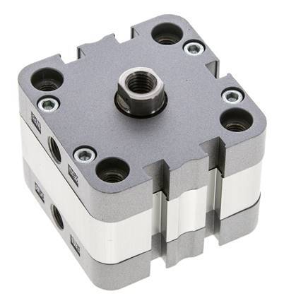 ISO 21287 Compacte Dubbelwerkende Cilinder 50-5mm - Magnetisch