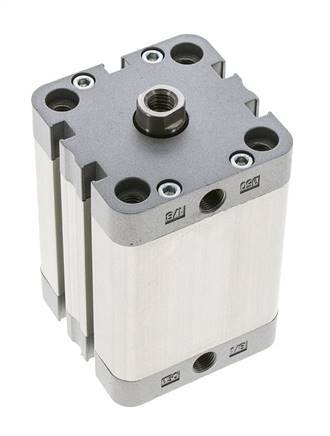 ISO 21287 Compacte Dubbelwerkende Cilinder 50-50mm - Magnetisch