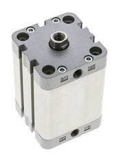 ISO 21287 Compacte Dubbelwerkende Cilinder 50-50mm - Magnetisch