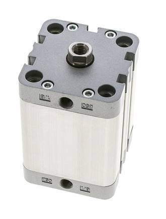 ISO 21287 Compacte Dubbelwerkende Cilinder 50-50mm - Magnetisch