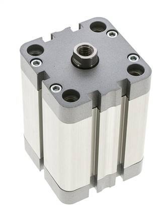 ISO 21287 Compacte Dubbelwerkende Cilinder 50-50mm - Magnetisch