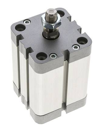ISO 21287 Compacte Dubbelwerkende Cilinder 50-50mm - Magnetisch - Mannelijke Stang