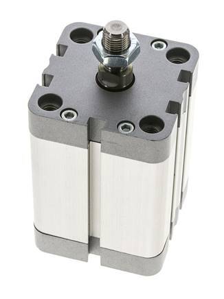ISO 21287 Compacte Dubbelwerkende Cilinder 50-50mm - Magnetisch - Mannelijke Stang