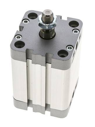 ISO 21287 Compacte Dubbelwerkende Cilinder 50-50mm - Magnetisch - Mannelijke Stang