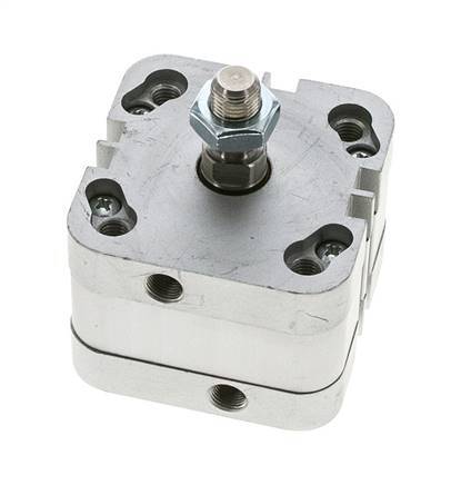 ISO 21287 Compacte Dubbelwerkende Cilinder 50-5mm - Magnetisch - Mannelijke Stang