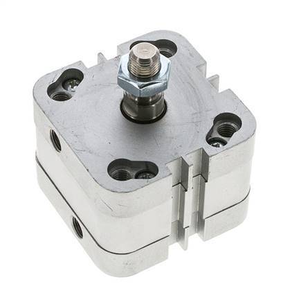 ISO 21287 Compacte Dubbelwerkende Cilinder 50-5mm - Magnetisch - Mannelijke Stang