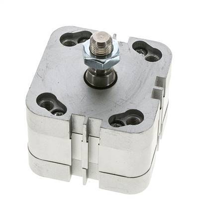 ISO 21287 Compacte Dubbelwerkende Cilinder 50-5mm - Magnetisch - Mannelijke Stang