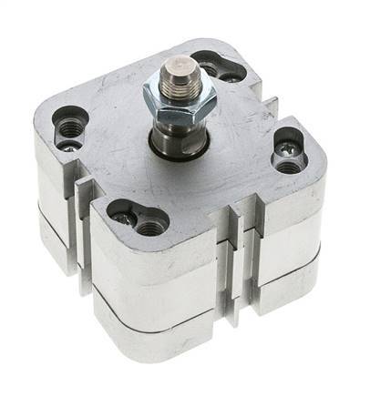 ISO 21287 Compacte Dubbelwerkende Cilinder 50-5mm - Magnetisch - Mannelijke Stang