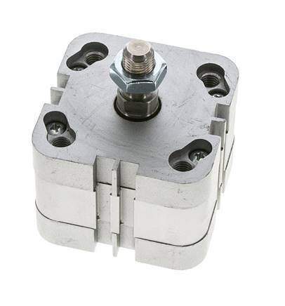 ISO 21287 Compacte Dubbelwerkende Cilinder 50-5mm - Magnetisch - Mannelijke Stang