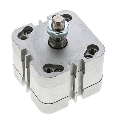 ISO 21287 Compacte Dubbelwerkende Cilinder 50-5mm - Magnetisch - Mannelijke Stang