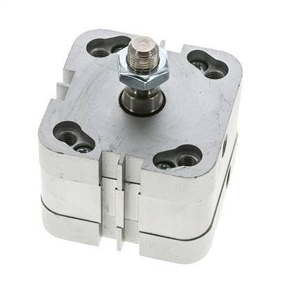 ISO 21287 Compacte Dubbelwerkende Cilinder 50-5mm - Magnetisch - Mannelijke Stang