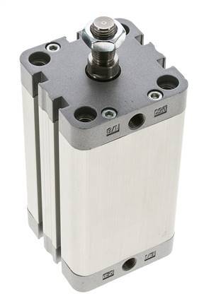 ISO 21287 Compacte Dubbelwerkende Cilinder 50-80mm - Magnetisch - Mannelijke Stang