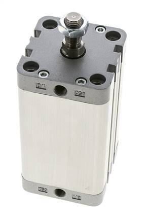 ISO 21287 Compacte Dubbelwerkende Cilinder 50-80mm - Magnetisch - Mannelijke Stang