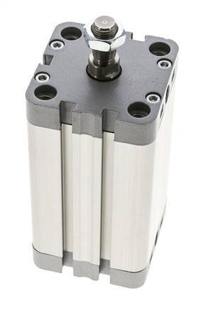 ISO 21287 Compacte Dubbelwerkende Cilinder 50-80mm - Magnetisch - Mannelijke Stang