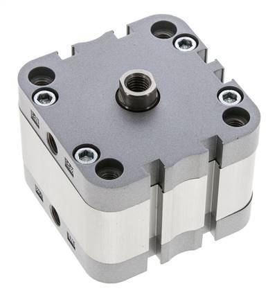 ISO 21287 Compacte Dubbelwerkende Cilinder 63-10mm - Magnetisch