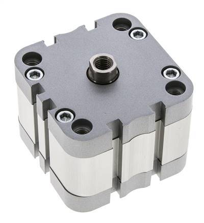 ISO 21287 Compacte Dubbelwerkende Cilinder 63-10mm - Magnetisch