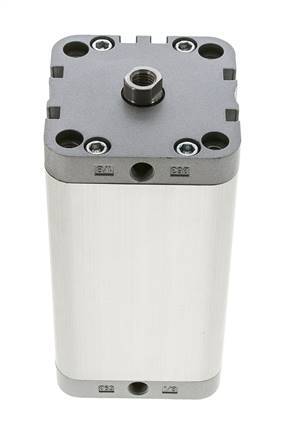 ISO 21287 Compacte Dubbelwerkende Cilinder 63-100mm - Magnetisch
