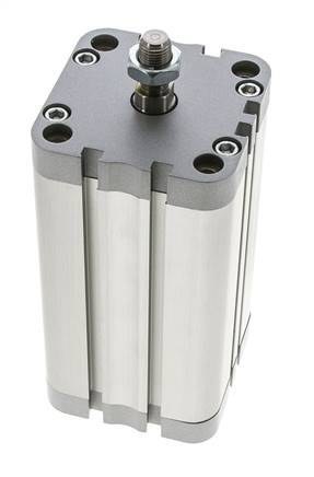 ISO 21287 Compacte Dubbelwerkende Cilinder 63-100mm - Magnetisch - Mannelijke Stang