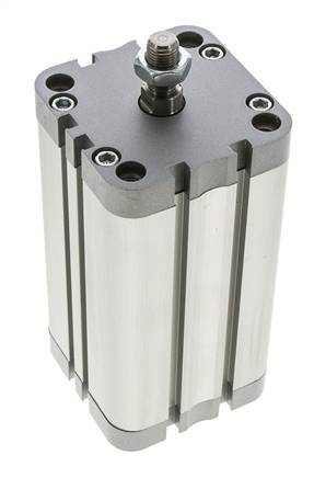 ISO 21287 Compacte Dubbelwerkende Cilinder 63-100mm - Magnetisch - Mannelijke Stang