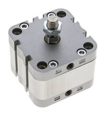 ISO 21287 Compacte Dubbelwerkende Cilinder 63-10mm - Magnetisch - Mannelijke Stang