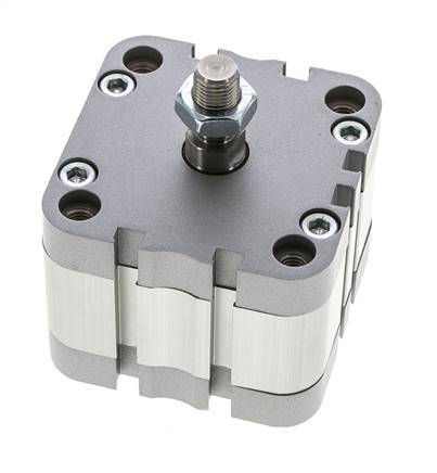 ISO 21287 Compacte Dubbelwerkende Cilinder 63-10mm - Magnetisch - Mannelijke Stang